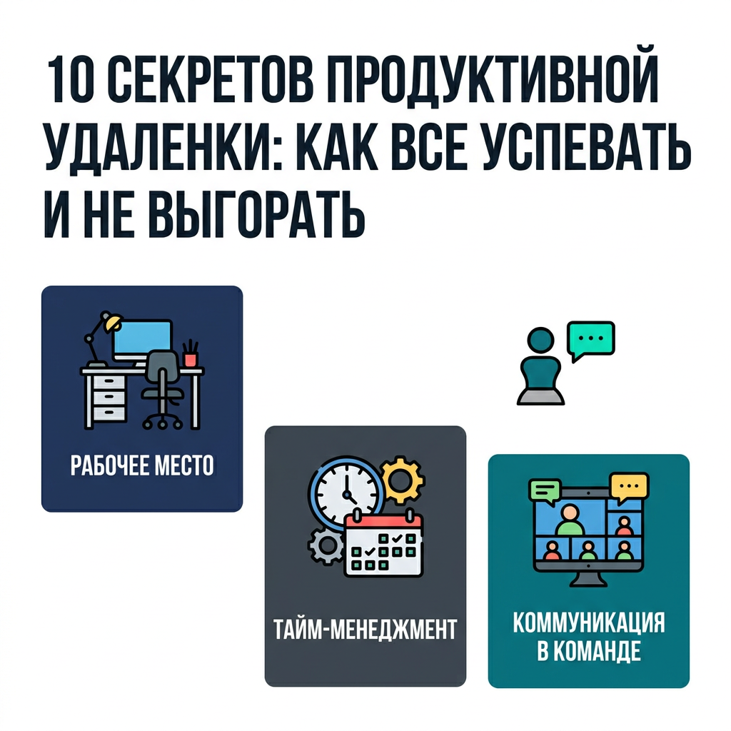 10 секретов продуктивной удаленки: как все успевать и не выгорать